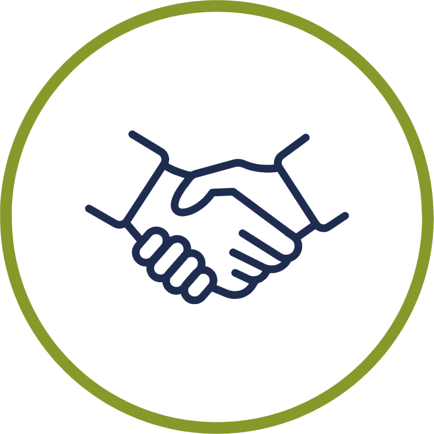 respect compassion and humility icon